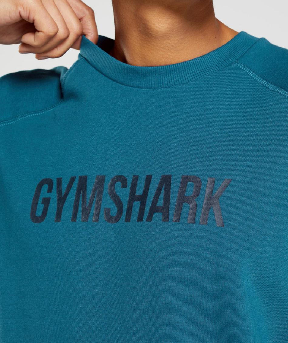 Gymshark Apollo Crew Muške Accessories Plave | HR 2778BEX